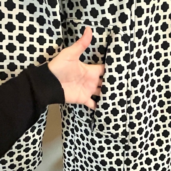 Vintage Y2K Vaurnet Fleece Lined Overcoat Jacket - Picture 9 of 15